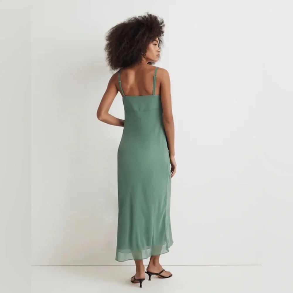 Madewell Sage Green V-Neck Top - Picture 3 of 7